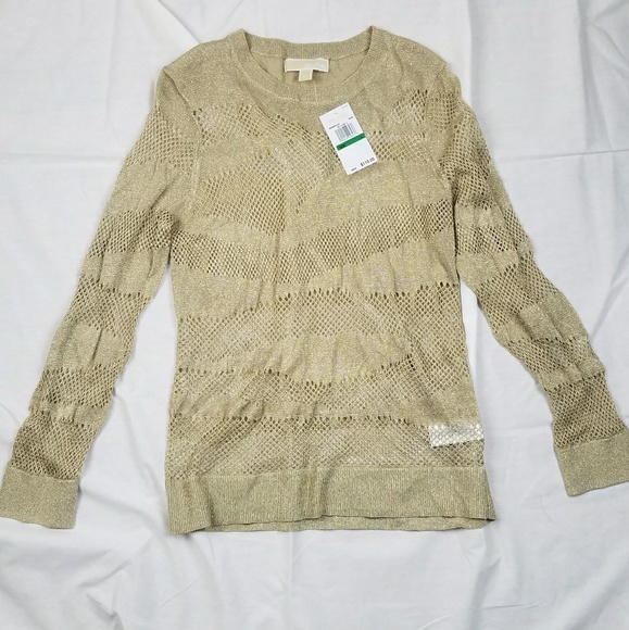 Michael Kors Tops - Gold shimmer Michael Kors top